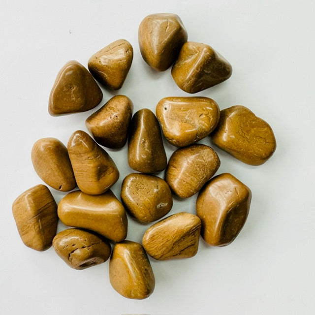 Yellow Jasper - Tumbled 200gm - (14-20pc) Yellow Jasper - Tumbled 200gm - (14-20pc)
